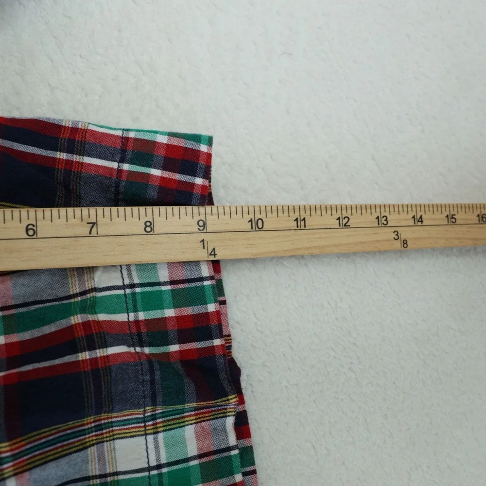 Vintage Polo Ralph Lauren Cargo Shorts Mens 33‎ Multi Madras Plaid 9